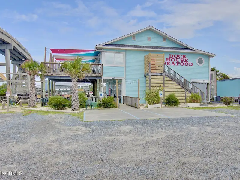 Waterfront Commercial Property on Holden Beach with 230' Frontage and Development Potential