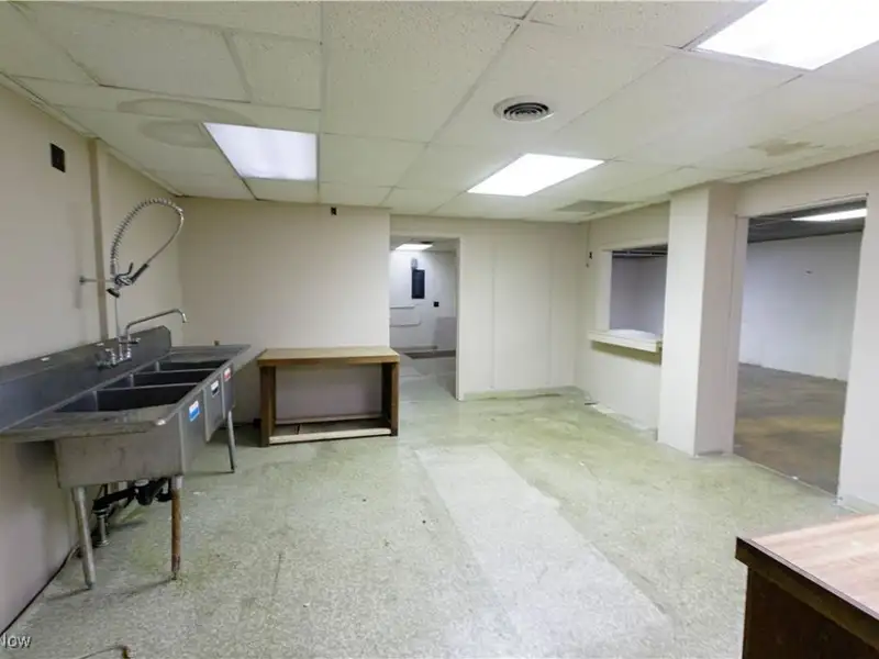 Spacious Brick and Block Commercial Building in Downtown Canton with Parking and Loading Dock