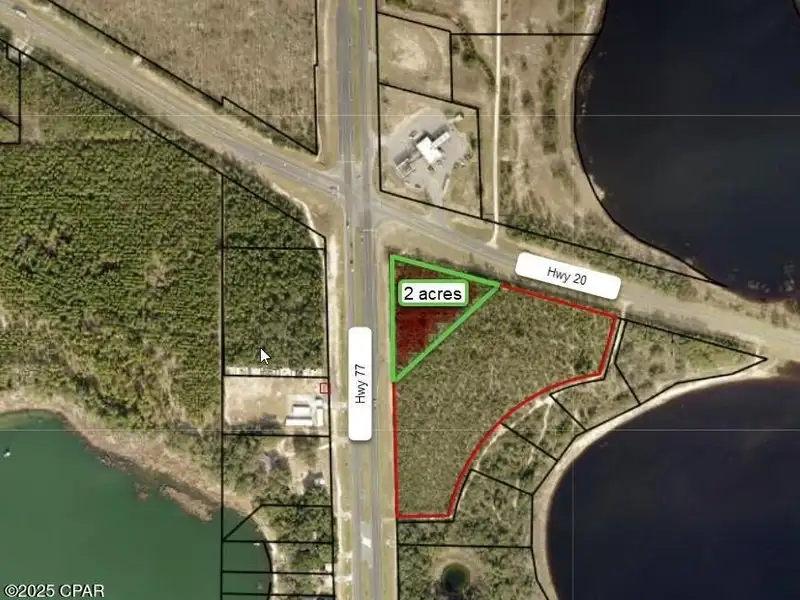 Prime 2-acre Commercial Corner Lot at High-traffic Intersection in Bay County, Florida