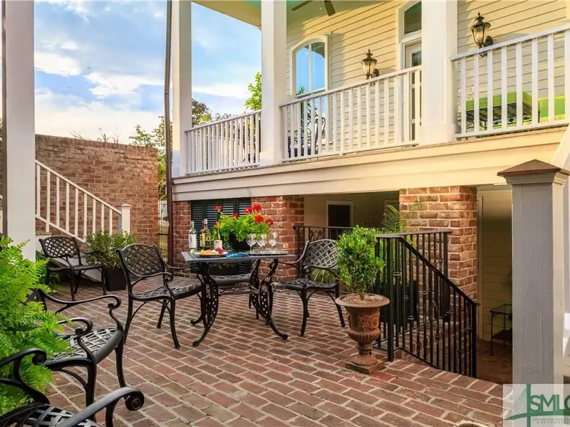 Restored 1871 Gray Brick Townhome in Savannah’s Historic District with Carriage House and Stvr Certificates
