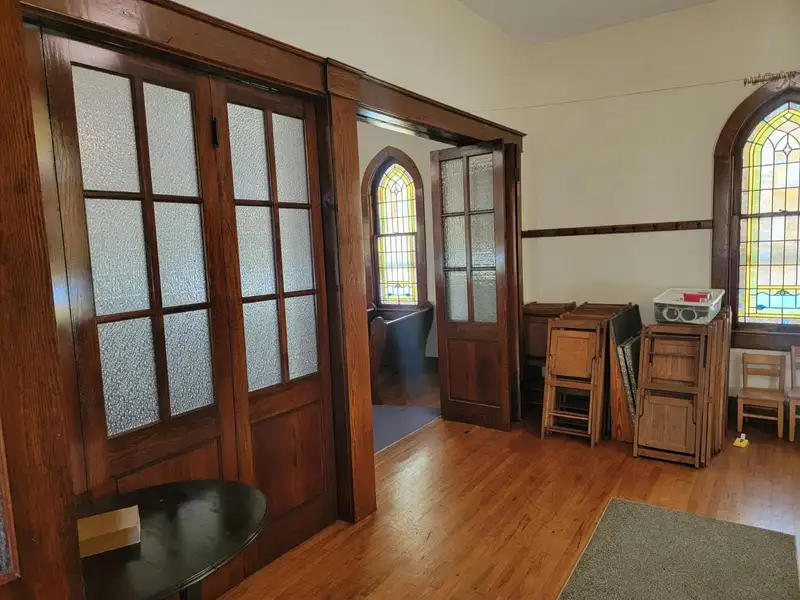 Charming Country Church with Stained Glass, Pristine Woodwork, and Redevelopment Potential