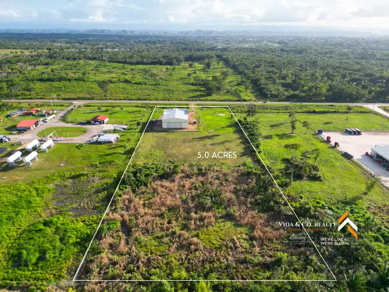 Prime 5-acre Commercial Property on George Price Highway, Belmopan, Belize