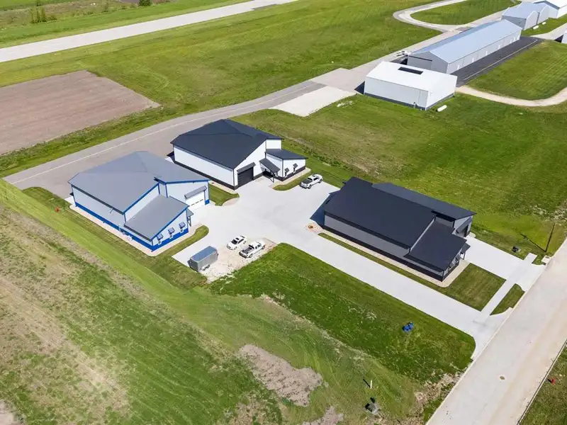 Newly Built Luxury Airplane Hangar in Marion Aircom Commercial Park with Private Runway Access