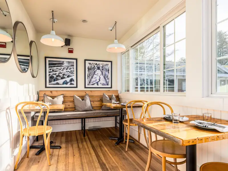 High-end Restaurant Space with Outdoor Dining and Residential Unit in Ogunquit