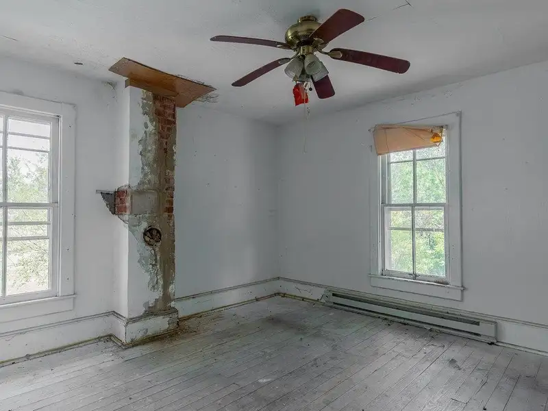 Classic American Foursquare Home in Need of Restoration with Detached Garage