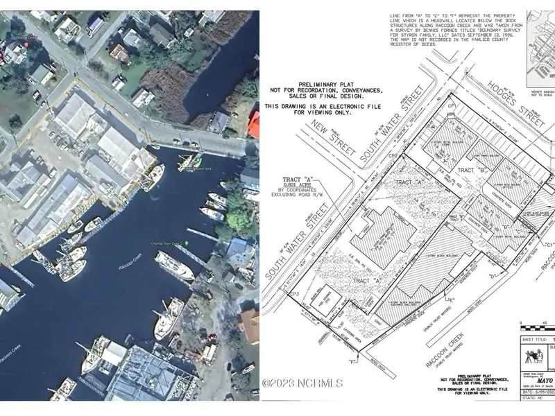 Prime Waterfront Mu-1 Development Opportunity in Historic Oriental, Nc with Deepwater Dockage