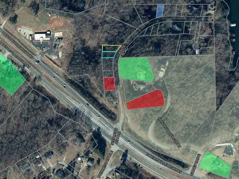 Two Lots for Sale Near Lake Lanier - 0.25 Acres on Dawsonville Highway
