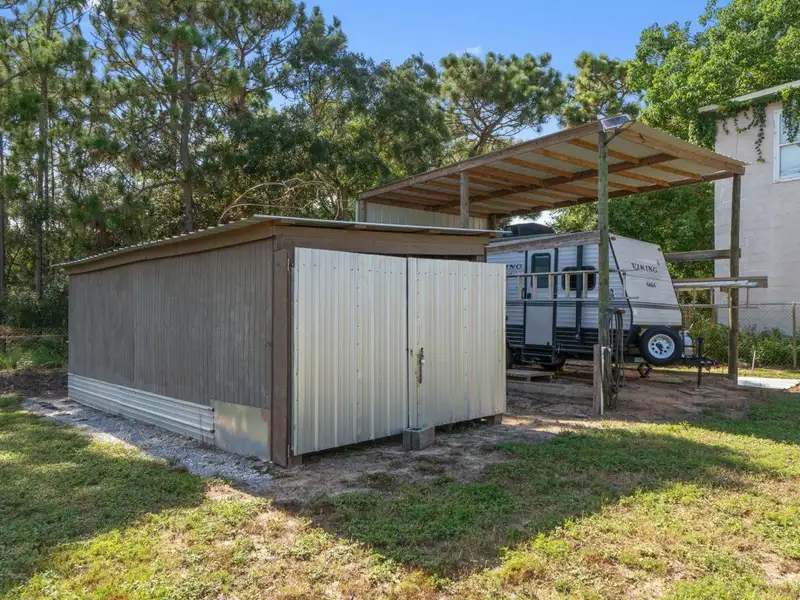 30x30 Enclosed Quonset Building with Pole Barn and Storage on Hwy 98