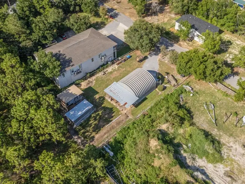 30x30 Enclosed Quonset Building with Pole Barn and Storage on Hwy 98