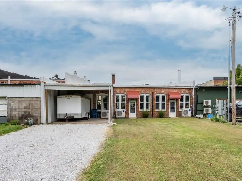 Remodeled Commercial Property with Three Storefronts in Downtown Gentry, Arkansas