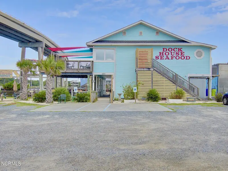 Waterfront Commercial Property on Holden Beach with 230' Frontage and Development Potential