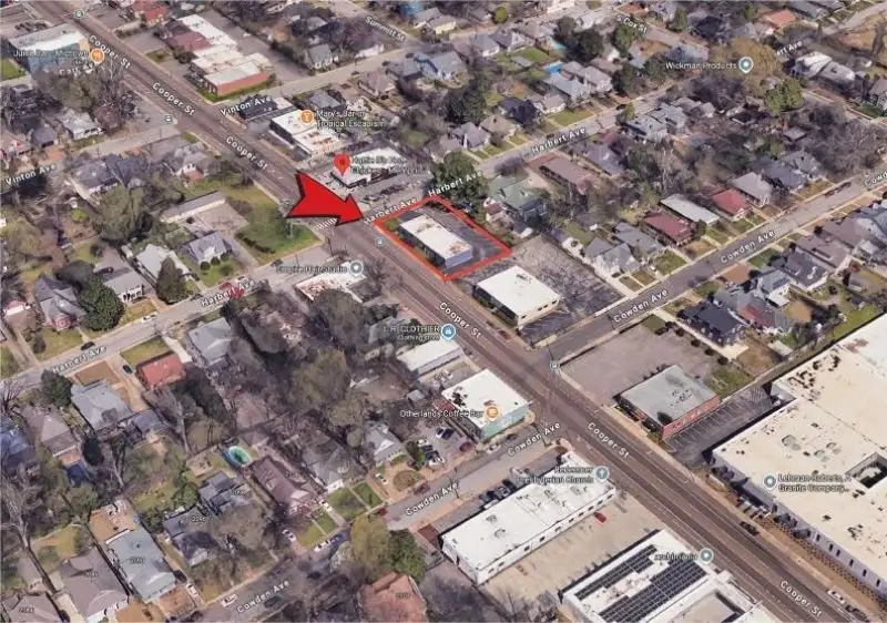 Versatile Office Building in Midtown Memphis with 10 Offices and Gated Parking
