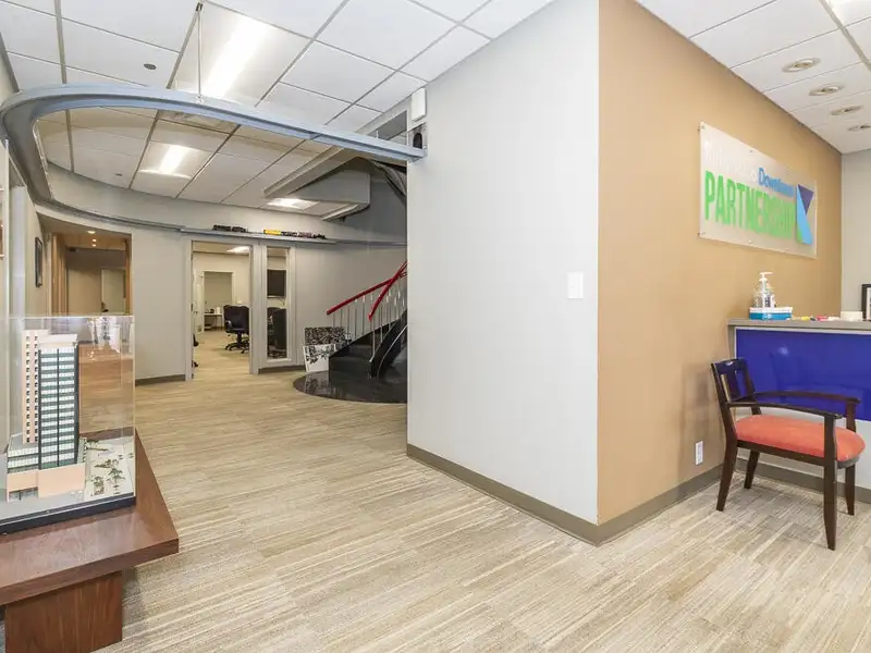 First Floor Office Suite for Lease on Michigan Avenue with Eight Offices and Conference Rooms