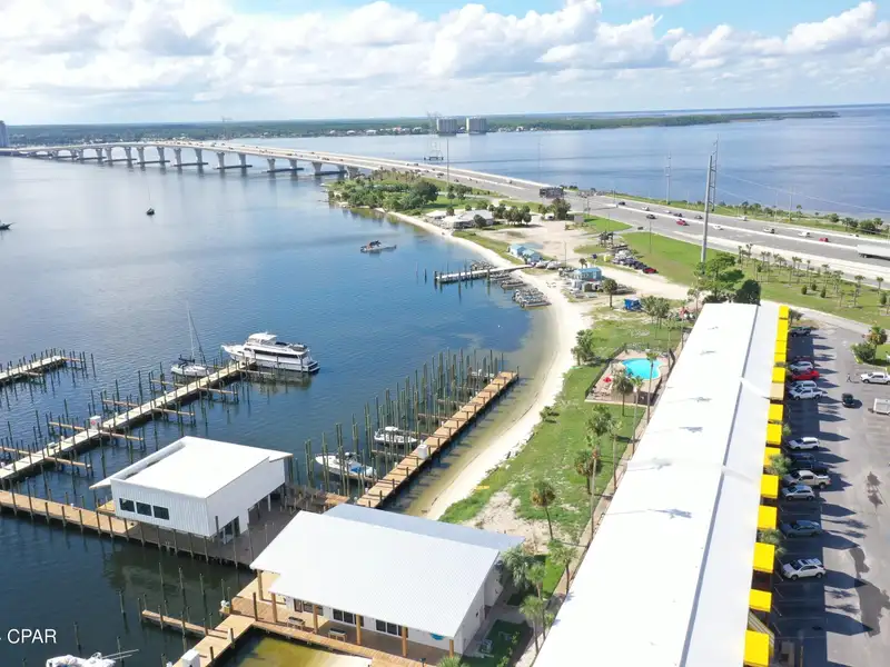 Restaurant Space for Lease at Sun Harbor Marina, St. Andrew Bay with Stunning Views