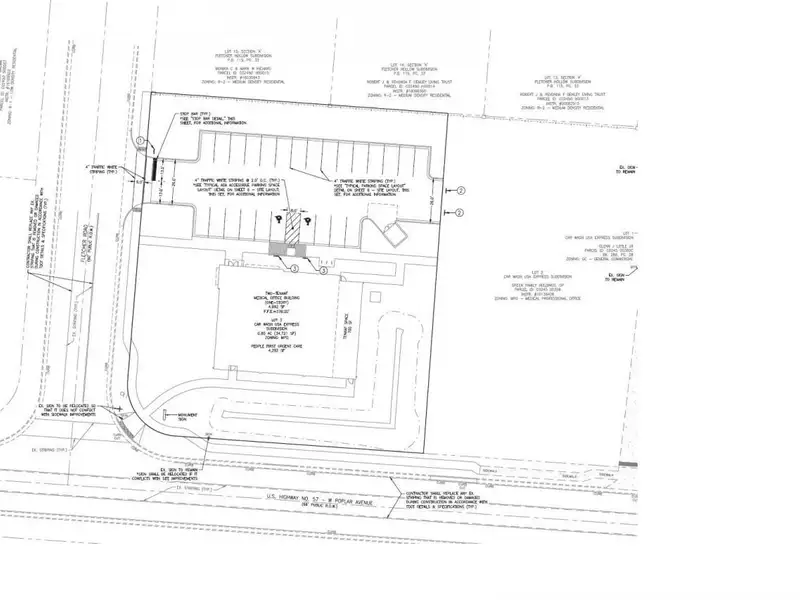 0.80 Acre Commercial Lot for Medical Office Development in Collierville, Tn