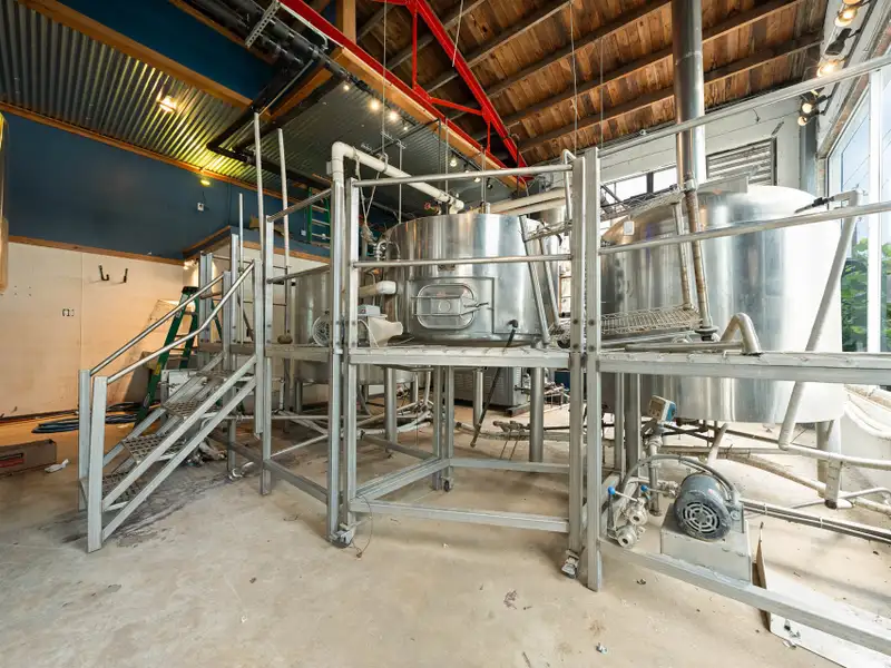 Downtown Canton 8,000 Sq Ft Brewery with Commercial Kitchen and River Views