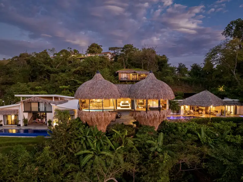 Tropical Oasis with 4 Homes and Ocean Views Minutes from Tamarindo Beach