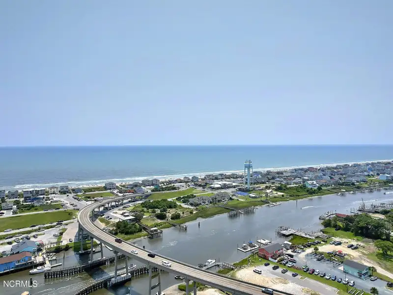 Waterfront Commercial Property on Holden Beach with 230' Frontage and Development Potential
