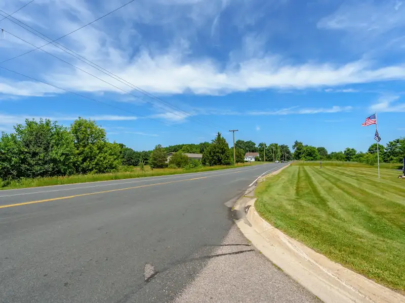 Commercial Corner Lot on Red Arrow Highway with 150 Ft Frontage and .73 Acres