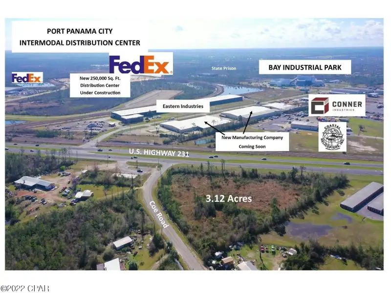 3.12 Acres of General Commercial Land on U.s. Highway 231, Bay County