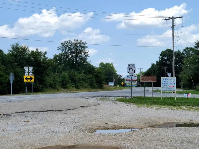 Commercial Property with Highway Frontage, Multiple Buildings, and 6 Acres in St. Joe