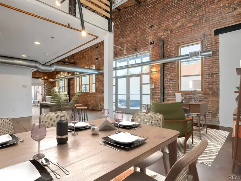 Two-level Brick Live/work Loft in Rino Arts District, Denver