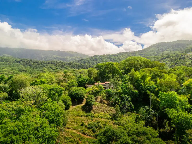 Ocean View Property with Commercial Zoning in Central Uvita – 2br, 2ba Home on 3.534 Acres