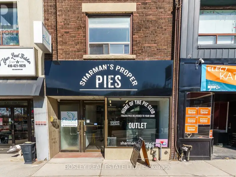 Versatile Mixed-use Property with Food-ready Ground Floor in Danforth Area