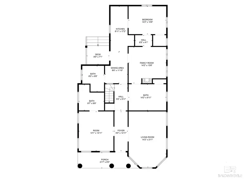 Mixed-use Property in Downtown Mobile, Alabama with High Ceilings and Hardwood Floors