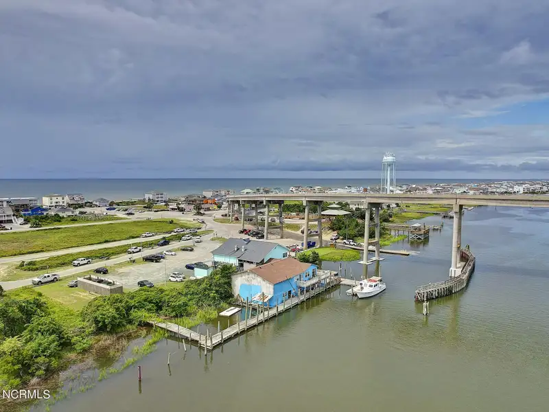 Waterfront Commercial Property on Holden Beach with 230' Frontage and Development Potential