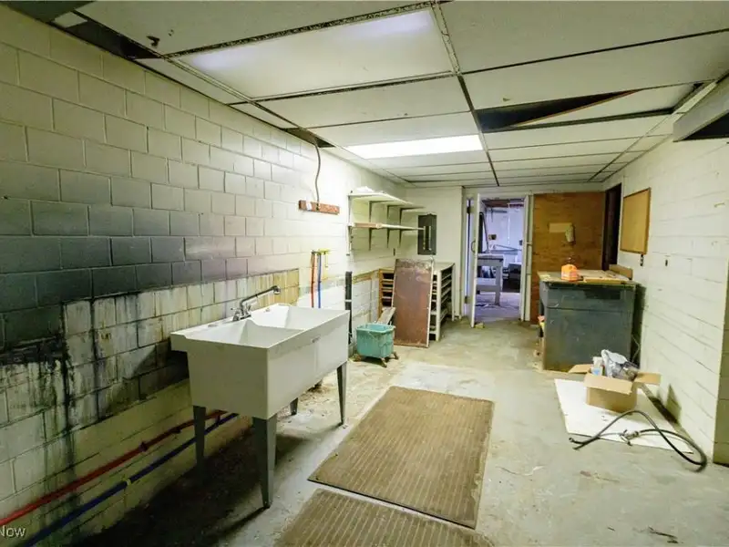 Spacious Brick and Block Commercial Building in Downtown Canton with Parking and Loading Dock