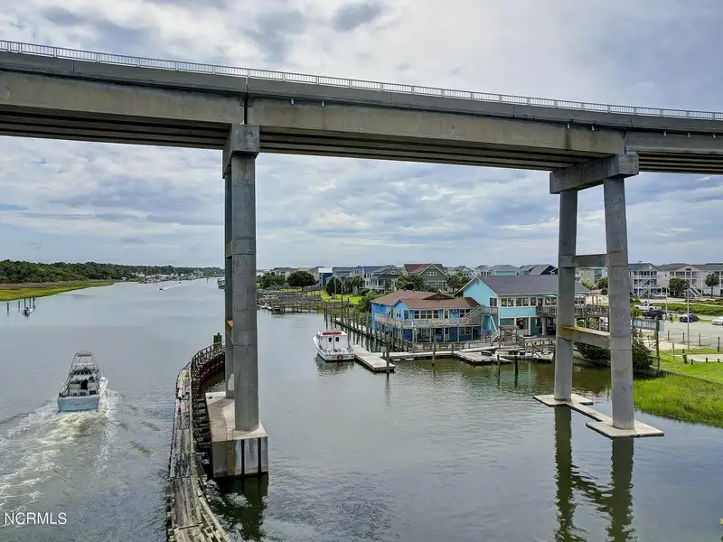 Waterfront Commercial Property on Holden Beach with 230' Frontage and Development Potential