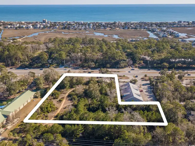 Prime Commercial Land in Pawleys Island - 3.48 Acres on Highway 17, Zoned Pud