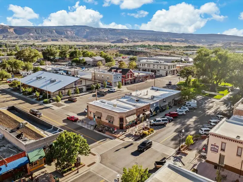 Historic Commercial Property in Fruita, Co – Coffee Shop with Corner Visibility and Bank Vault