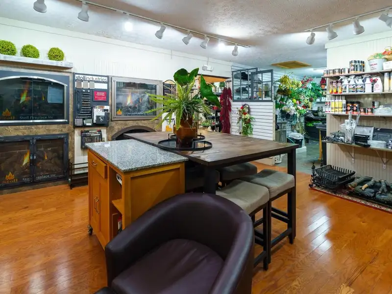 Prime Commercial Building in Downtown Reynoldsburg with Parking and Industrial Garage
