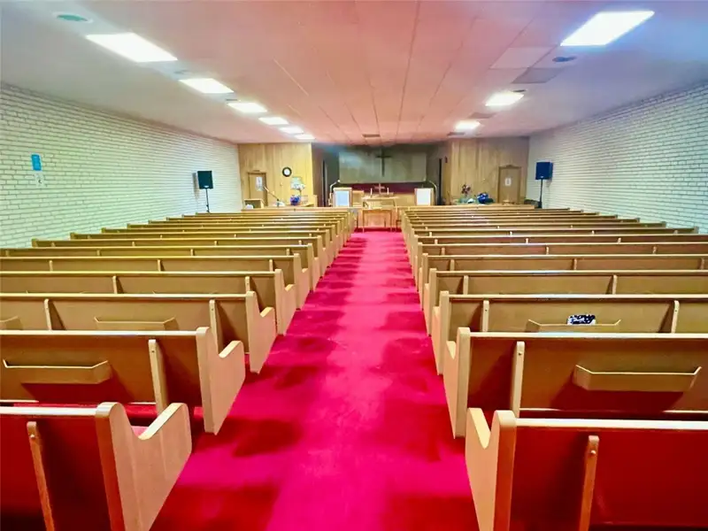 Spacious Church Building on 5 Acres with Ample Parking and Growth Potential