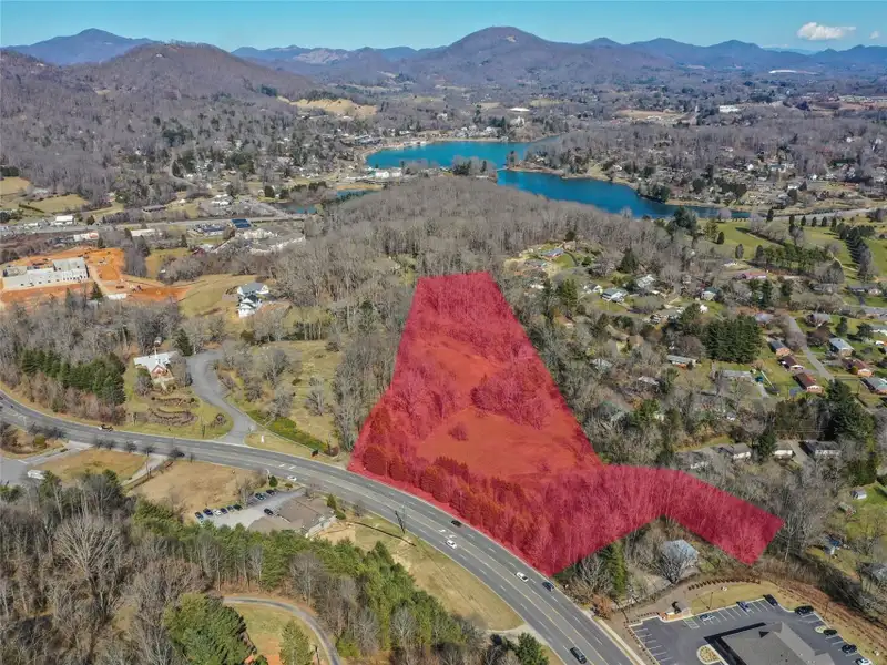 9.29 Acre Multi-family or Commercial Parcel in Waynesville Etj with City Utilities