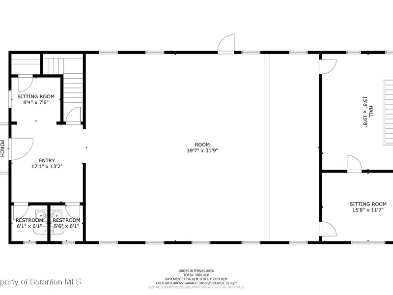 Versatile Former Church Building in Peaceful Location with Ample Parking and Creative Potential