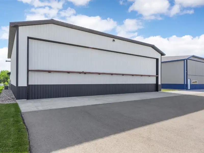 Luxury Commercial Airplane Hangar in Marion Aircom Park with Private Runway Access