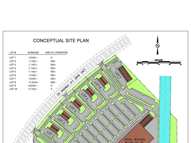 Prime Commercial Property on Moody Parkway - 26.6 Acres with High Visibility