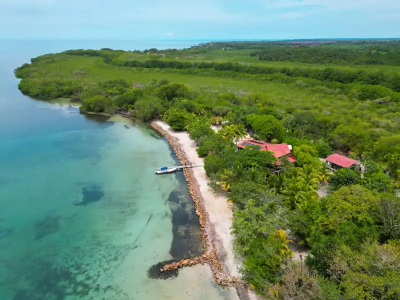 Beachfront Eco-resort Opportunity in Monkey River, Belize on 2.5 Acres with Boat Access