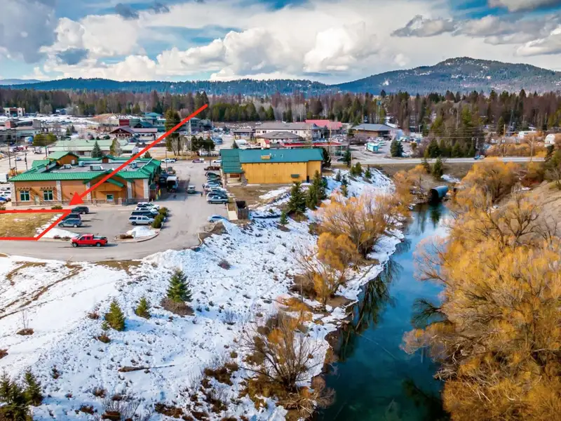 Commercial Land in Downtown Whitefish with Hwy 93 Visibility and Mountain Views