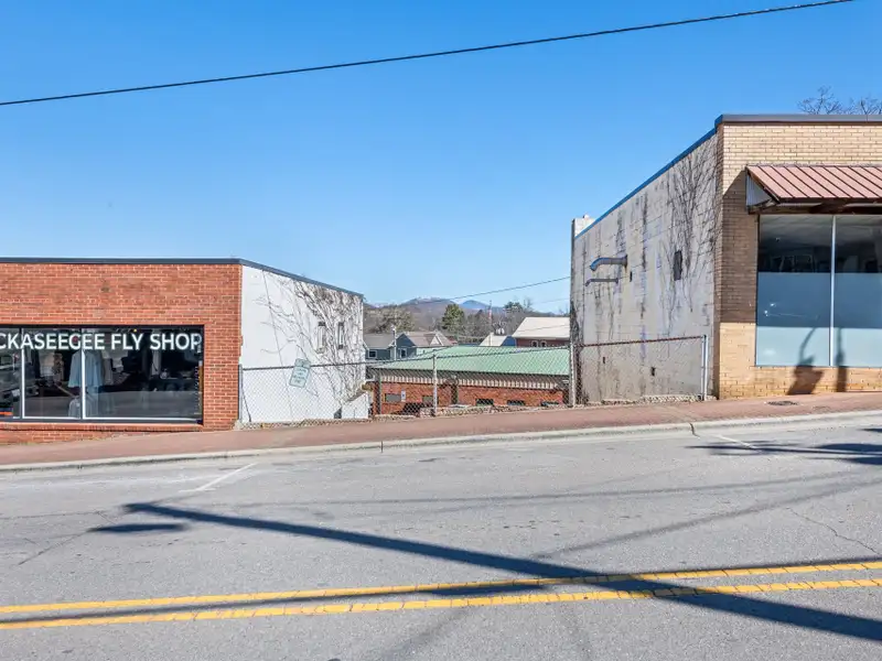 Commercial Lot in Downtown Waynesville with Paved Street Frontage and Utilities Available