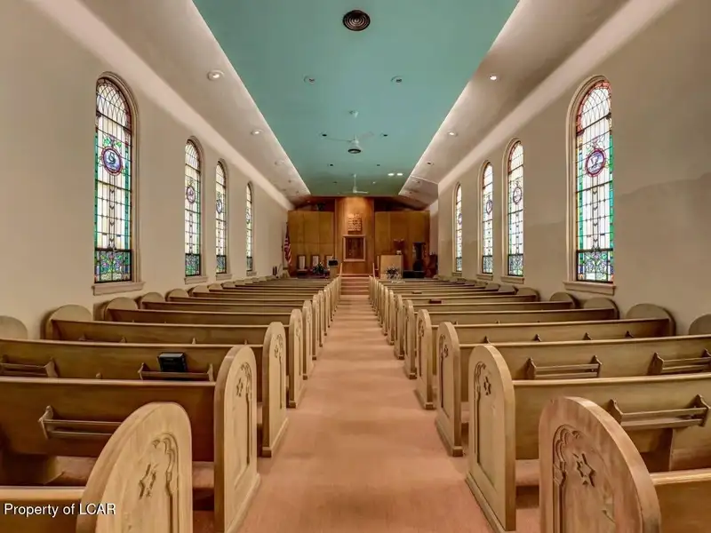 Versatile Downtown Hazleton Building: Former Worship Space with Offices/classrooms Potential