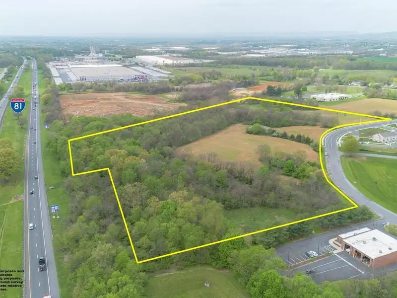 ±22 Acres of Prime Commercial Land Near I-81 with Development Potential