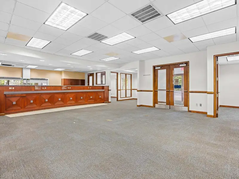 Former Bank for Lease - 3002 Sf with Drive-thru and Office Layout