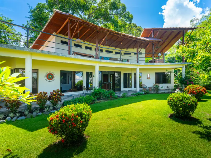 Ocean View Property with Commercial Zoning in Central Uvita – 2br, 2ba Home on 3.534 Acres