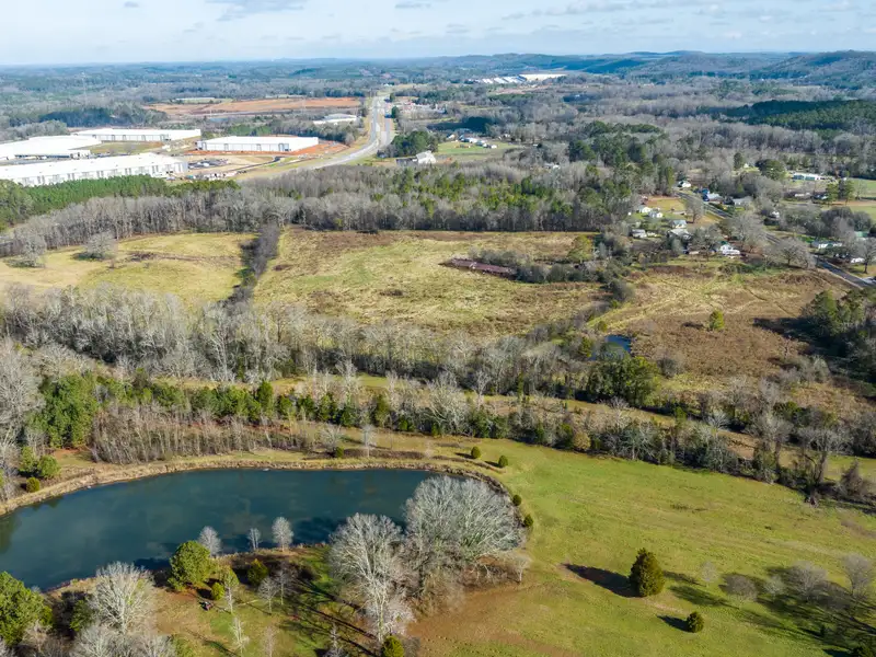 41 Acres Heavy Industrial Land with Double Road Frontage on Calhoun Hwy and Calhoun Rd