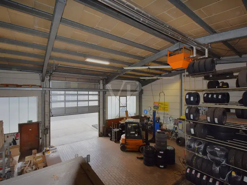 Versatile Industrial Property with Halls, Offices, and Open Space in Prime Location