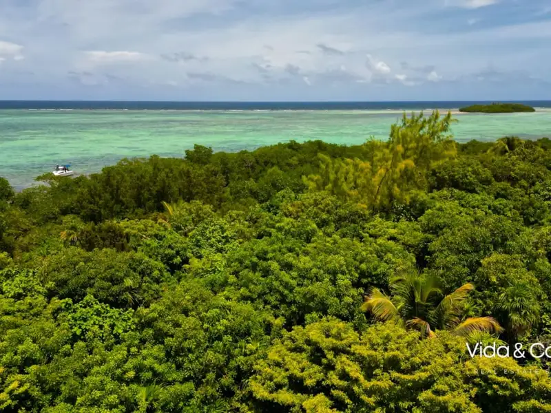 6.69 Acres Dual Waterfront Parcel on Turneffe Atoll, Belize Island